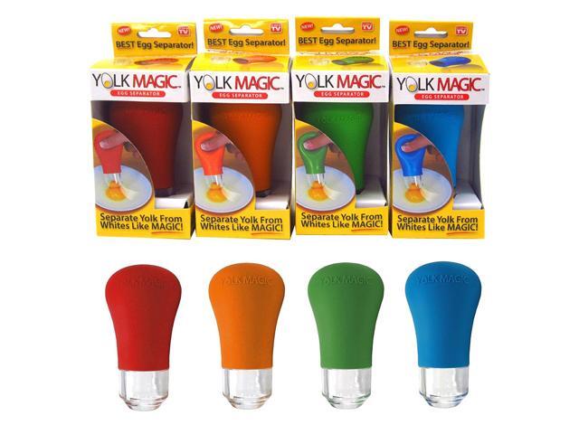 Yolk Magic Egg Separator - Quick and Easy Kitchen Tool (Green)