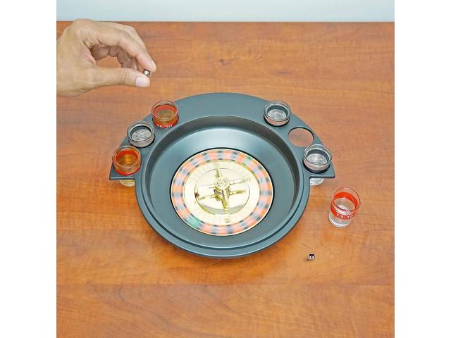 Roulette O - 6 Glass Drinking Shot Game