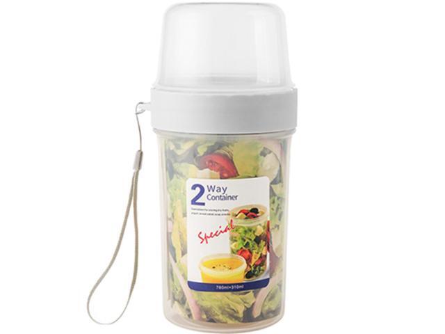 2-Way Meal Prep Container with Detachable Top - 760 mL