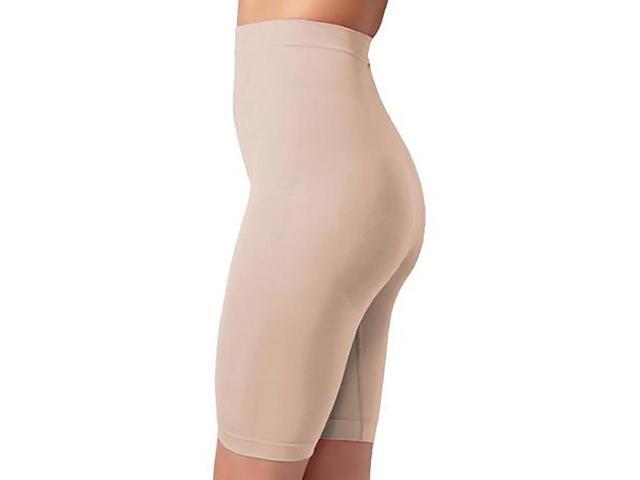 Comfia Shapewear Shorts - Seamless Comfort and Slimming Support (Medium, Beige)