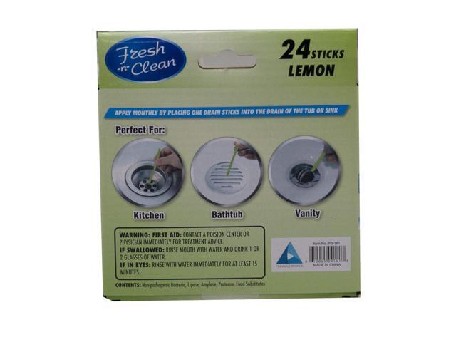 Drain Sticks - Lemon - 24 Sticks