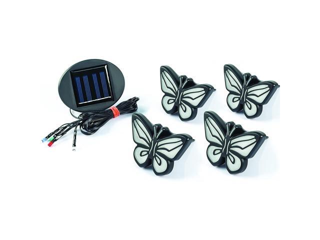 Photos - Floodlight / Garden Lamps Butterfly Lights - The All Weather Solar Butterfly Light - 4 Piece Set TEK
