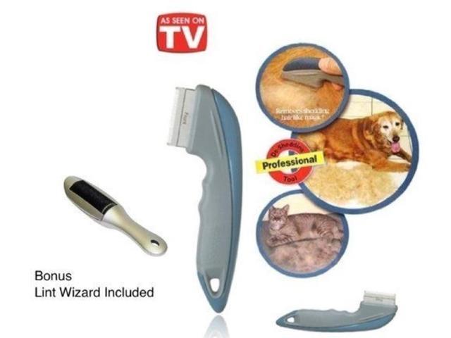 UPC 717943598487 product image for Shed Ender with Lint Wizard Lint Remover Deshedding Tool Dog Brush | upcitemdb.com