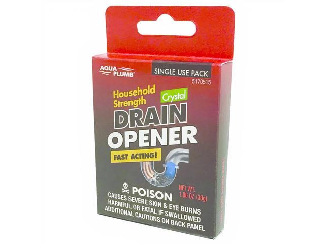 Household Strength Crystal Drain Opener