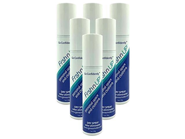 Frsh n Up Hair and Clothing Dry Spray Odor Eliminator (1 oz) 6 Pack