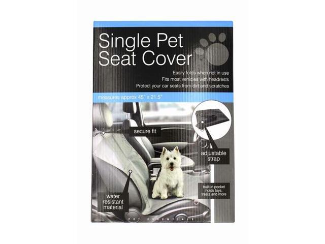 Kole Single Water-Resistant - Pet Seat Cover - Black - 45' x 21.5'