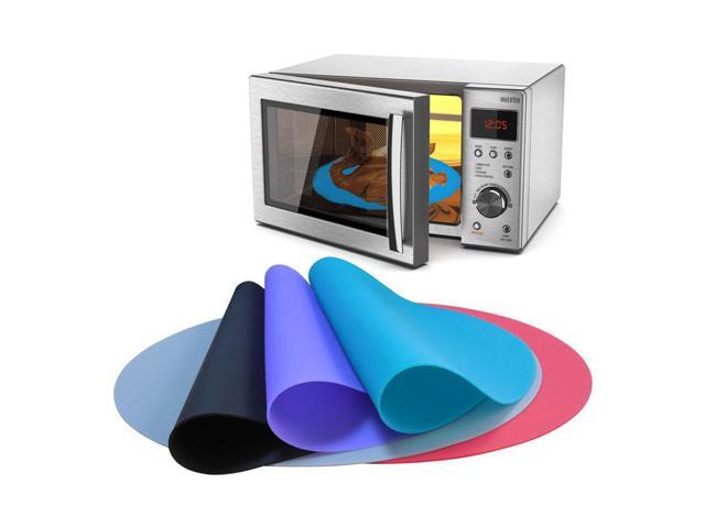 Silicone Microwave Spill Mat: 11.75-Inch - Blue