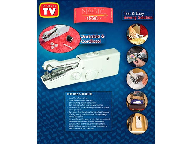 Magic Stitch Cordless Handheld Sewing Machine
