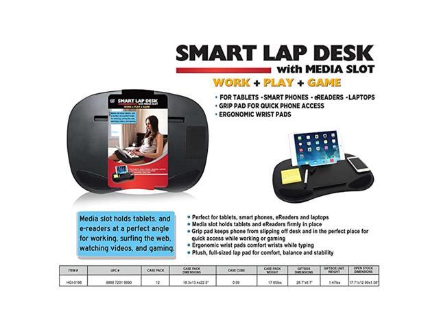 Smart Lap Desk with Media Slot (Pink)