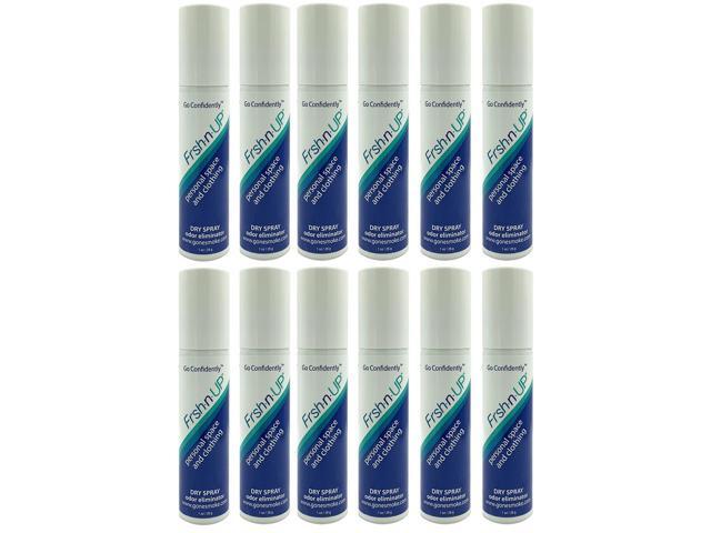 Frsh n Up Hair and Clothing Dry Spray Odor Eliminator (1 oz) 12 Pack