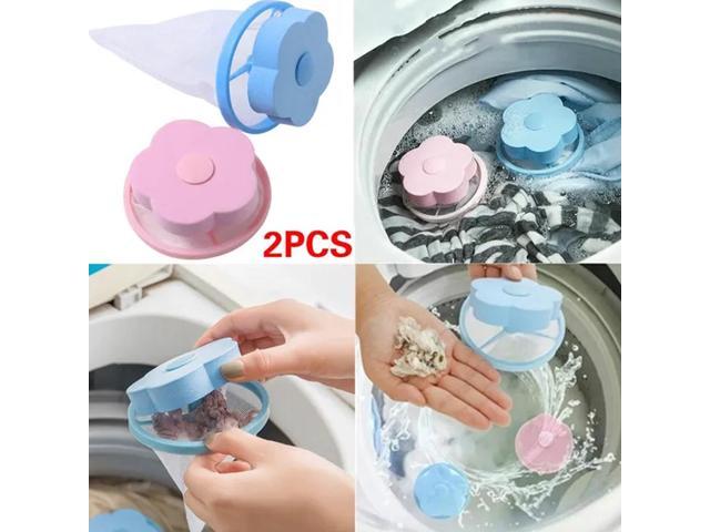 Floating Washing Machine Reusable Lint and Hair Traps - 2 Pack