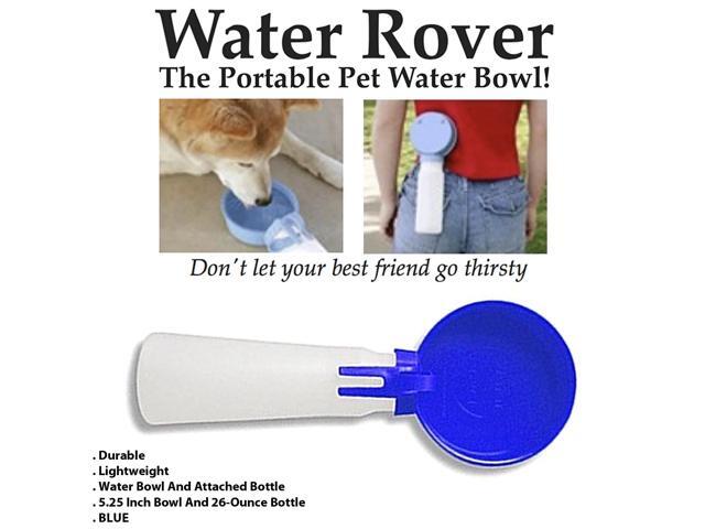 Water Rover Even Bigger 5-1/4-Inch Bowl and 26-Ounce Bottle, Dark Blue