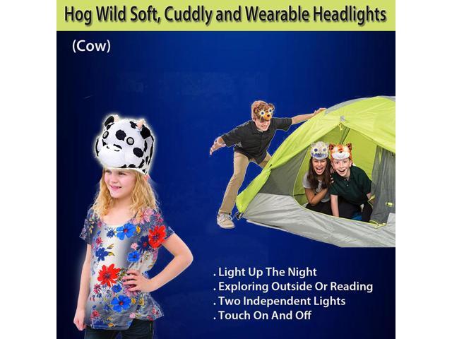 Hog Wild Soft, Cuddly and Wearable Headlights (Cow)