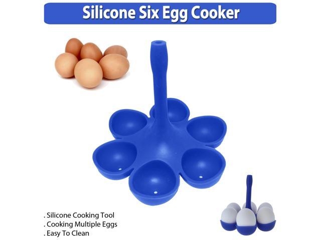 Silicone Six Egg Cooker: Perfectly Cook Six Eggs at Once