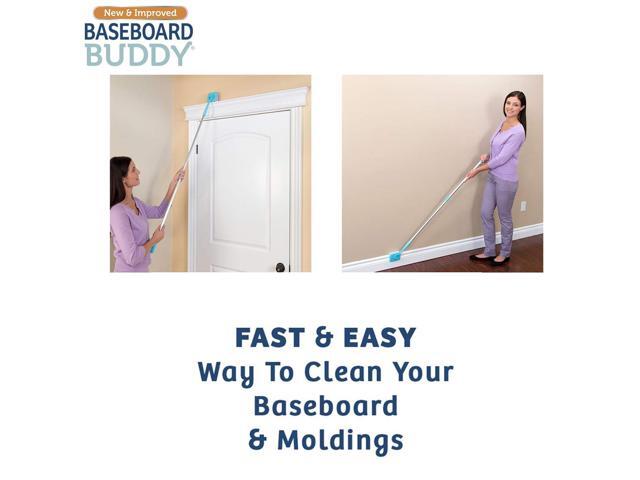 Baseboard Cleaning - 10 Refill Sponges Only - Compatible with Baseboard Buddy