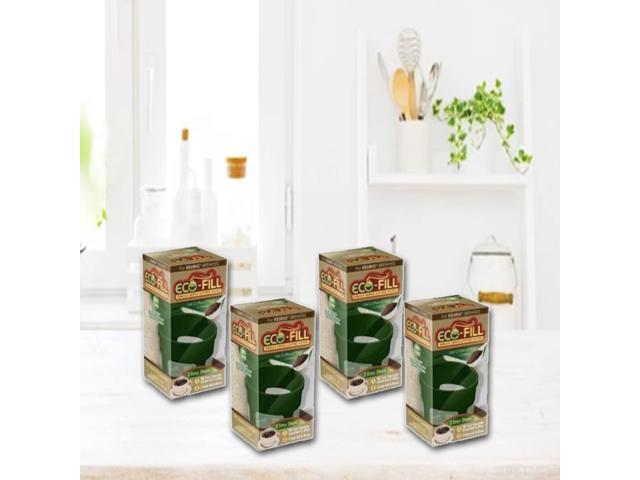 Perfect Pod Eco-Fill Refillable Capsule for K-cup Brewers - 4 Pack