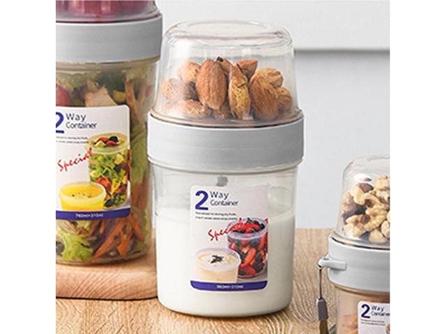 2-Way Meal Prep Container with Detachable Top - 560mL
