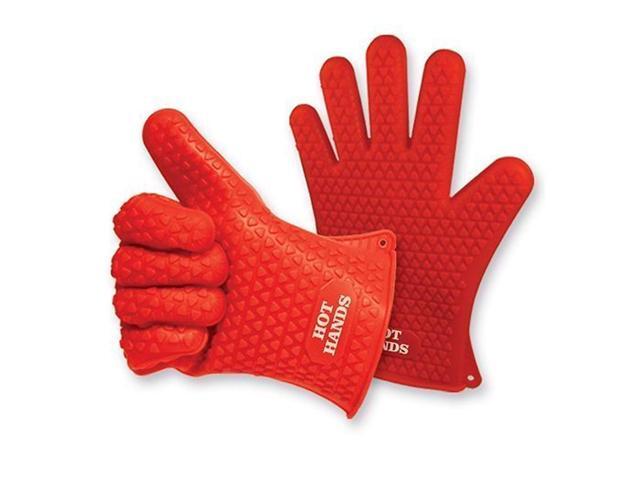 Hot Hands Heat-Resistant Non-Slip Silicone Cooking Gloves - Two Pack