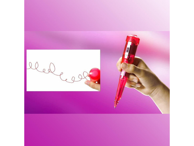 Dizzy Gels: Battery Operated Fun Vibrating Gel Pens - Pink