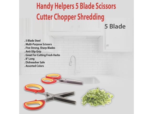 Multi-Functional 5-Blade Cutter and Shredding Scissors by Handy Helpers