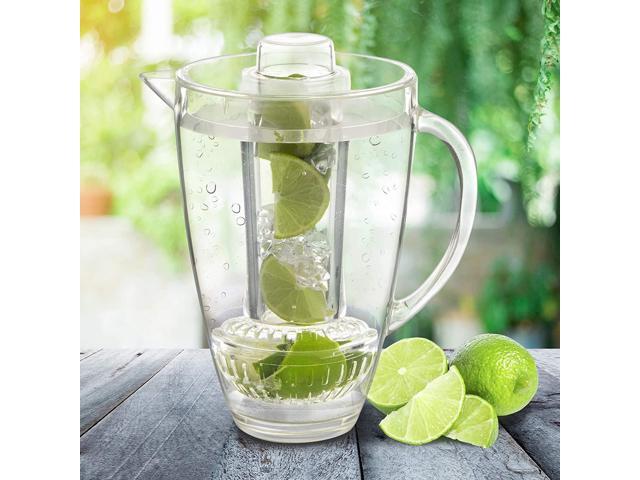 Fruit Infusion Flavor Pitcher - 94oz Clear for Healthy, Refreshing Beverages