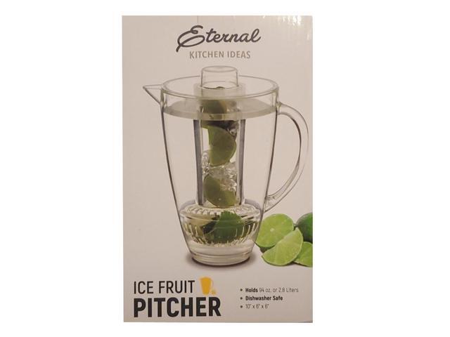 Fruit Infusion Flavor Pitcher - 94oz Clear for Healthy, Refreshing Beverages