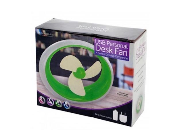 USB Personal Desk Fan- A Perfect Desktop Companion- Green