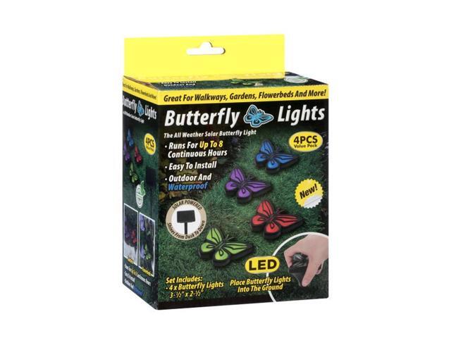 Butterfly Lights - All Weather Solar Butterfly Light - 4 Piece Set