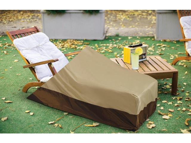 Outdoor Chaise Cover - Fits Most Standard Patio Chaise