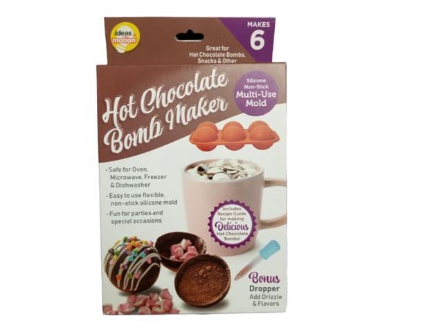 Hot Chocolate Bomb Maker with Bonus Dropper - Perfect for Custom Flavors