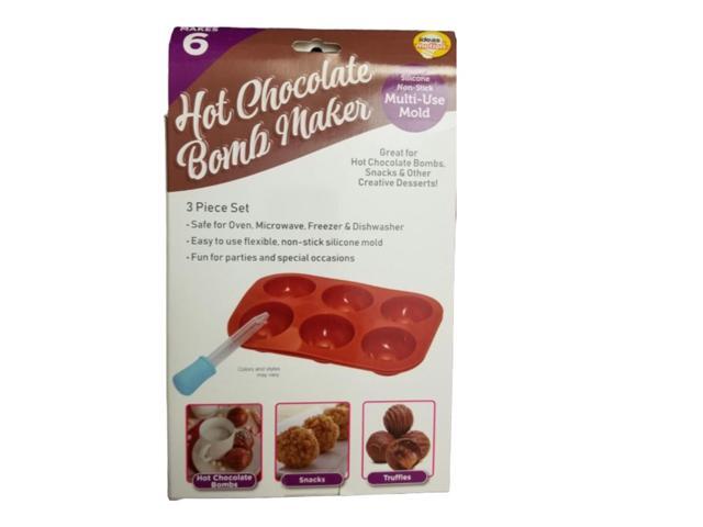 Hot Chocolate Bomb Maker with Bonus Dropper - Perfect for Custom Flavors