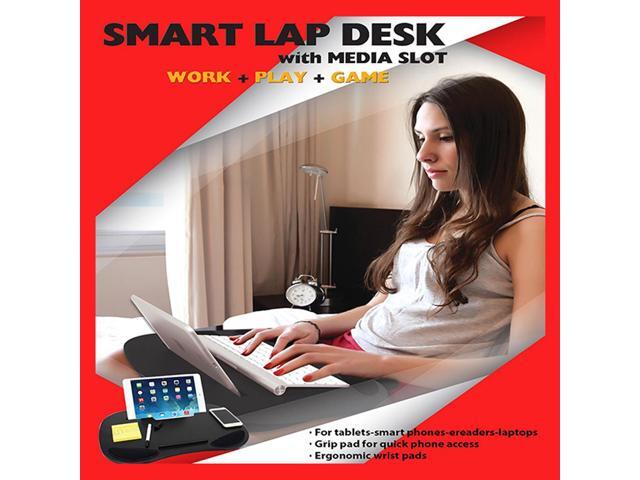 Smart Lap Desk with Media Slot (Black)
