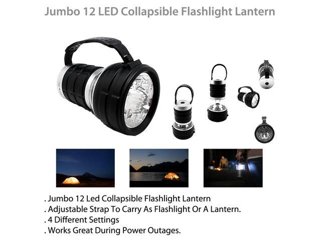 12 LED Collapsible Lantern: Bright & Portable