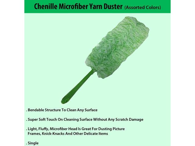 Chenille Microfiber Yarn Dusters - Versatile Cleaning Tool