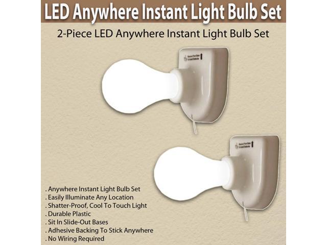 LED Anywhere Instant Light Bulb Set
