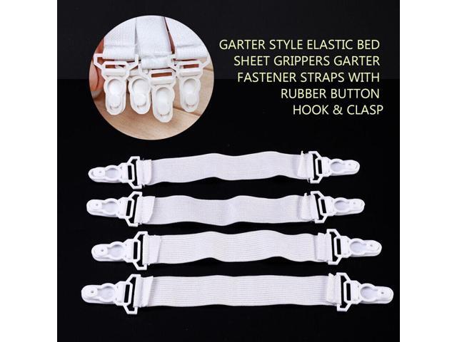 Bed Sheet Holders - Keeps Your Bed Sheets & Ironing Cover in Place - Set of 4
