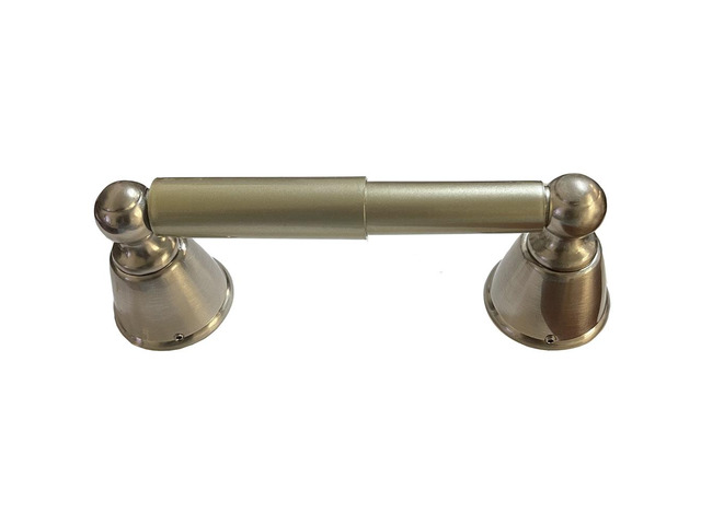 Wall Mounted Toilet Tissue Paper Holder - Brush [HD-82493] 7 x 2 1/2 Inches