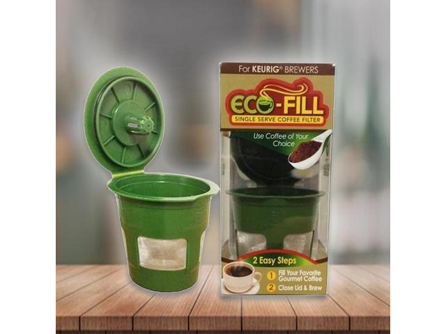 Perfect Pod Eco-Fill Refillable Capsule for K-cup Brewers - 4 Pack