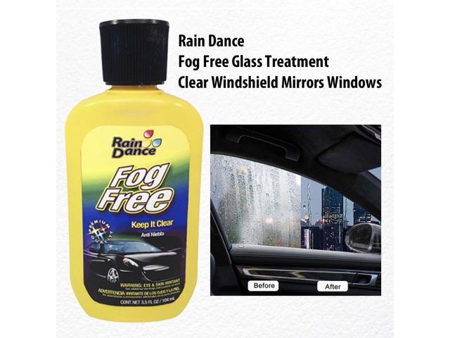 Rain Dance Fog Free Glass Treatment Clear Windshield Mirrors Windows - Two Pack