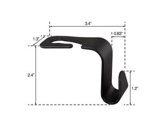 Universal Headrest Hooks - Set of 4