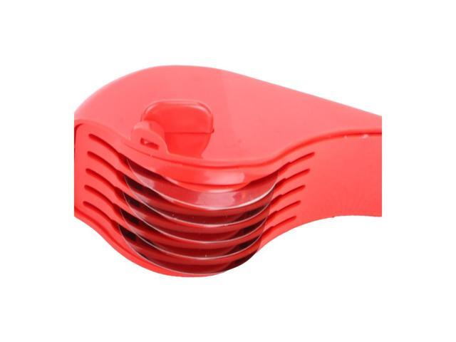 Red Ultimate Super Slicer 5-Blade Rolling Wheel for Herbs and Noodles