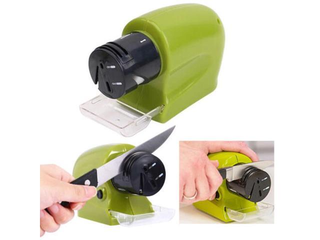 Battery-Powered Cordless Knife Sharpener - Sharp Blades Made Simple!