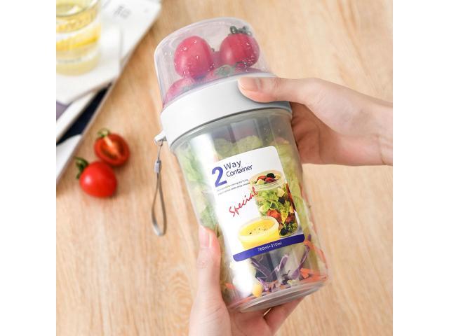2-Way Meal Prep Container with Detachable Top - 330mL