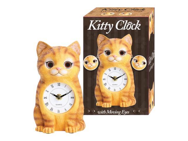 Kitty Clock with Moving Eyes