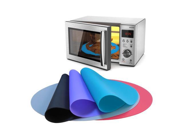 Silicone Microwave Spill Mat: 11.75-Inch - Red