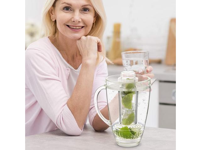 Fruit Infusion Flavor Pitcher - 94oz Clear for Healthy, Refreshing Beverages