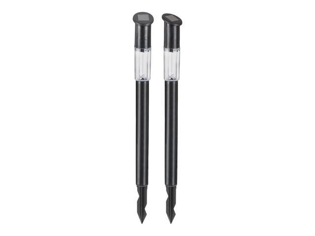 Garden Solar Outdoor LED Garden Lights - Black - (2)