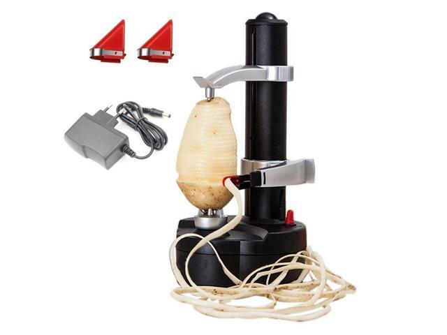 Rapid Peeler - One Touch Electric Action for Effortless Peeling (Black)