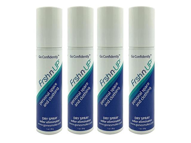 Frsh n Up Hair and Clothing Dry Spray Odor Eliminator (1 oz) 4 Pack