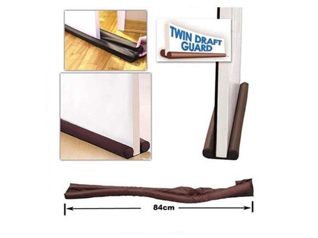 Twin Draft Guard for Doors & Windows - Brown- Set of 2